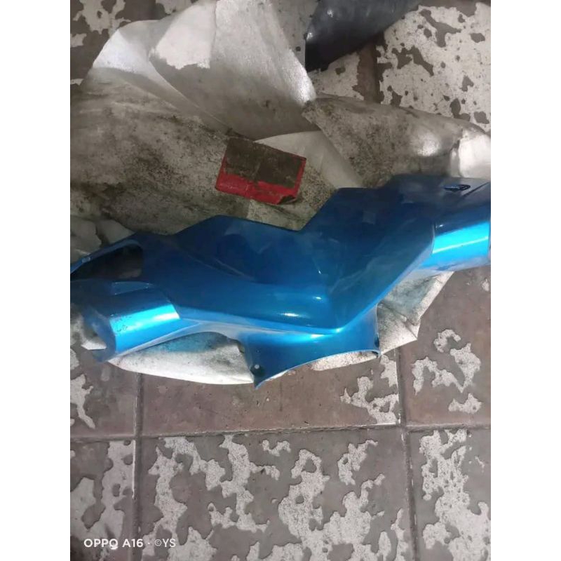 batok depan + sepakbor depan Beat Karbu Original AHM Biru Muda SBM