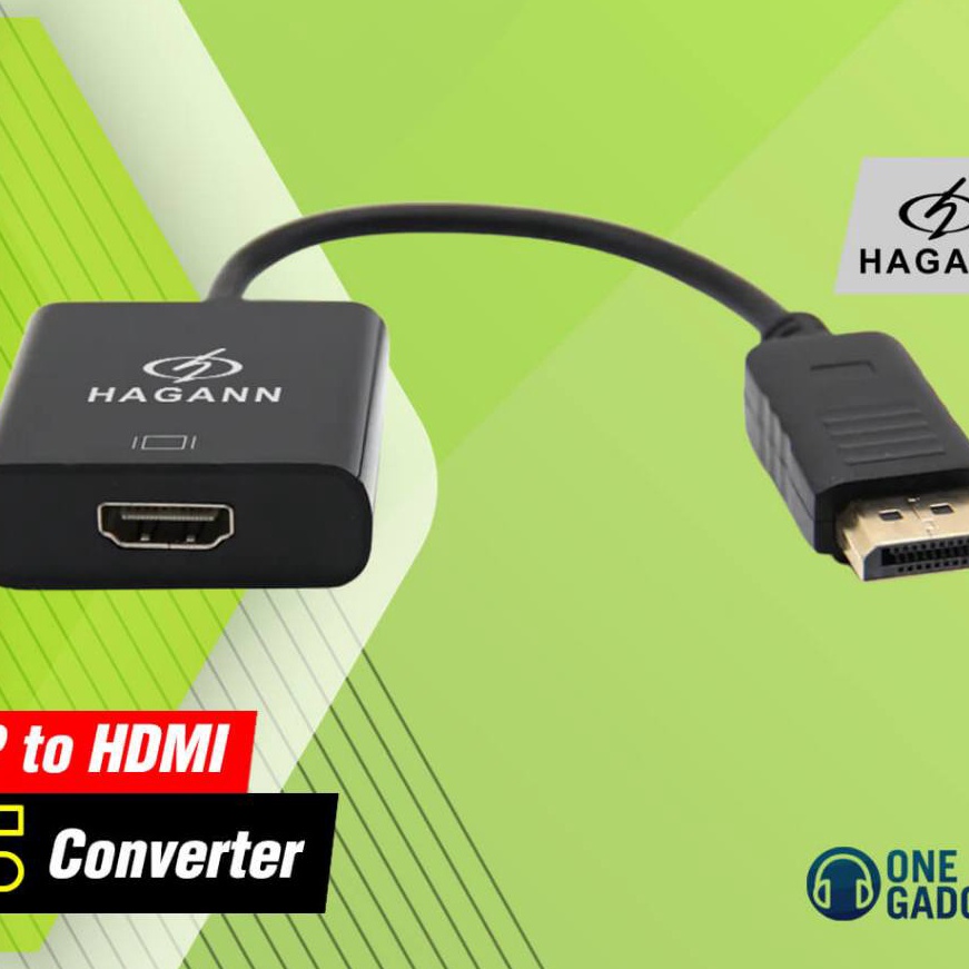 FG2 Kabel Konektor Display Port Male to HDMI Female Proyektor Laptop Konverter DP ke HDMI