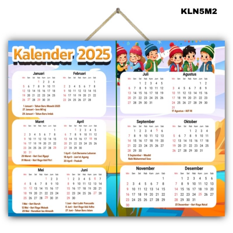 

KALENDER TAHUN 2025 Ukuran A3 (40x30 cm) Hiasan dinding KALENDER dekorasi tahun baru kalender dinding kalender gantung happy new year