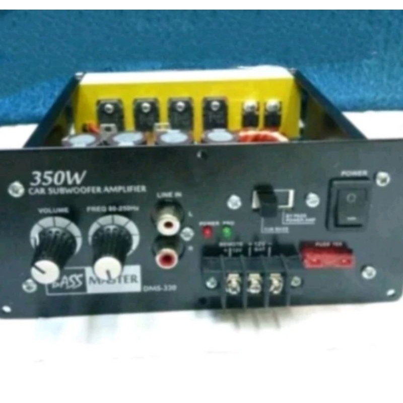 Power Kit Subwofer Aktif Basstube Mobil DMS-330 Platinum Bass Master