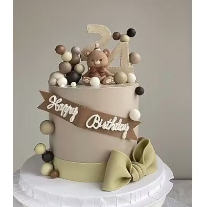 

Cake beruang ulangtahun