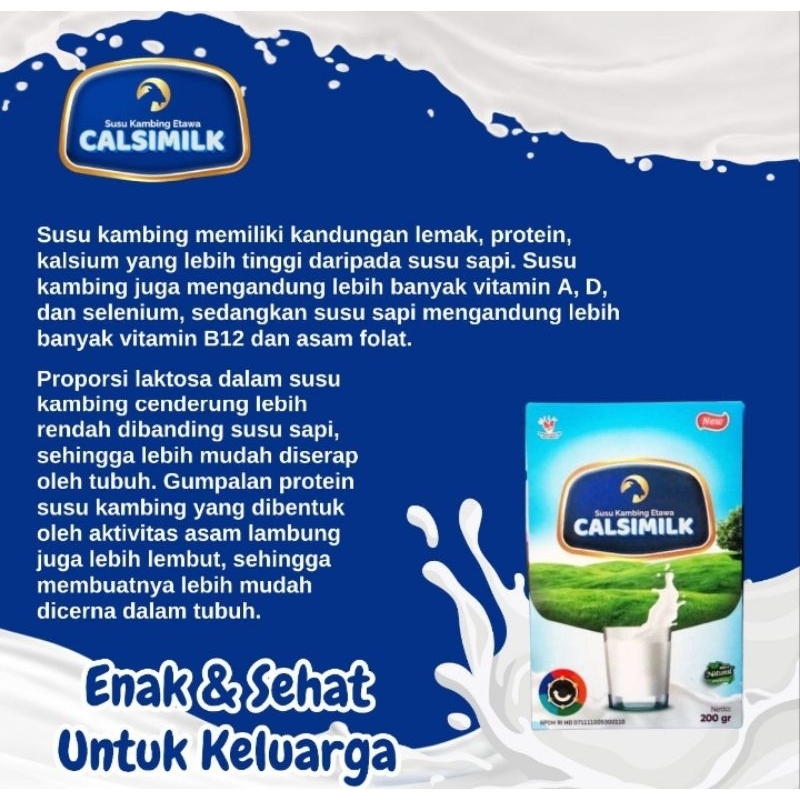 

Susu Kambing Calsi milk Magelang Sehat