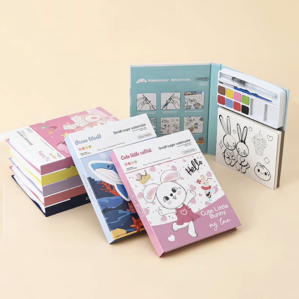 

Solid Watercolor Paint Set CD916 ( Coloring Book Mewarnai Cat Air )