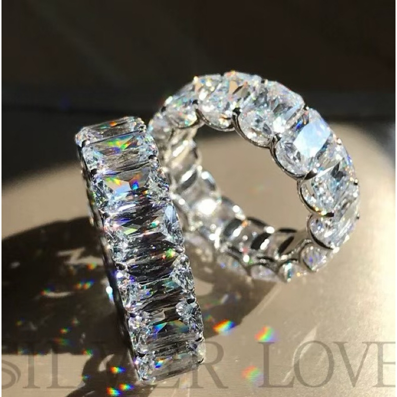 [212] FEATHER HONGKONG - ( ADA SIZE ) - Top Kualitas Cincin berlian Carbon Pt950 S925 Emas Wanita