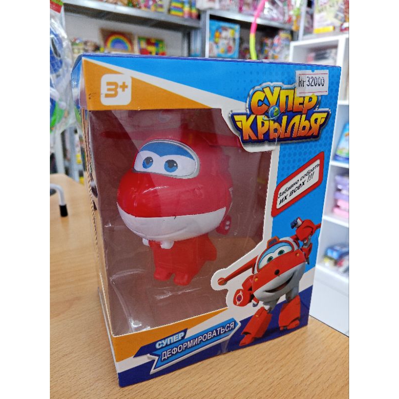 Figure Super Wings Mainan Robot Transformasi Super Wings