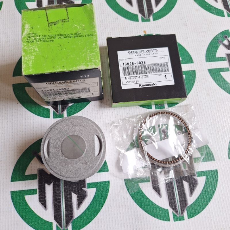 piston seher ring set kit kawasaki klx 140 klx140 original