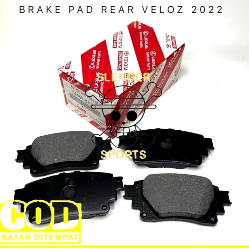 BRAKE PAD REAR NEW VELOZ 2022 - KAMPAS REM BELAKANG NEW VELOZ - BRAKE DISC PAD VELOZ NEW 2022