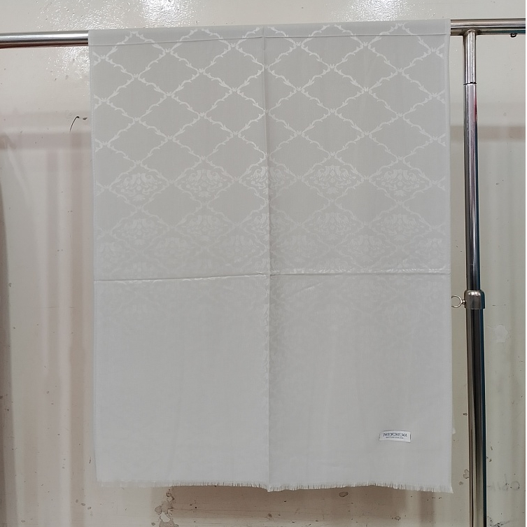 Pashmina Syal Bermotif Batik Pekalongan Chasmere Rawes / Selendang / Scarf / Hijab Pashmina