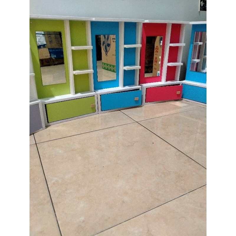 Cermin Rias Minimalis/Rak Kosmetik Gantung/Rak Rias Gantung