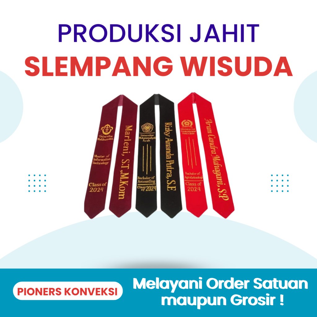 SLEMPANG WISUDA BORDIR