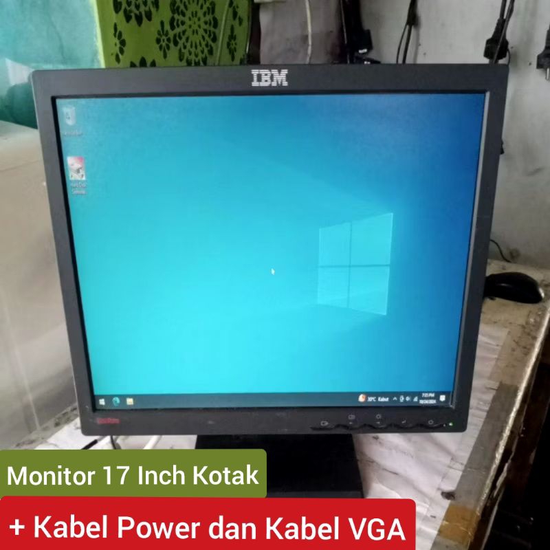 LCD Monitor 17 inch Kotak / Monitor 17 Square Jernih