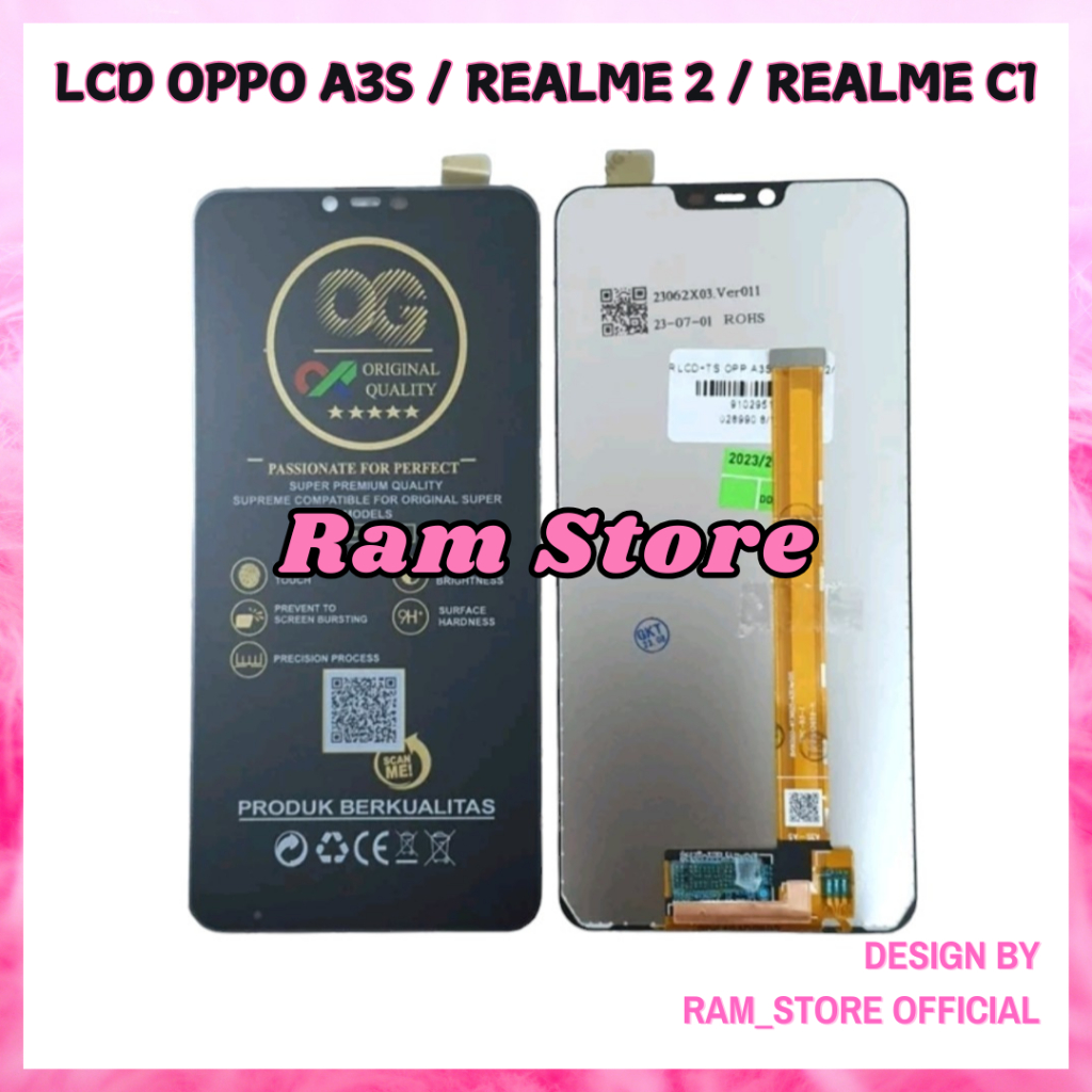 Lcd Touchscreen OPPO A3S OG SUPER