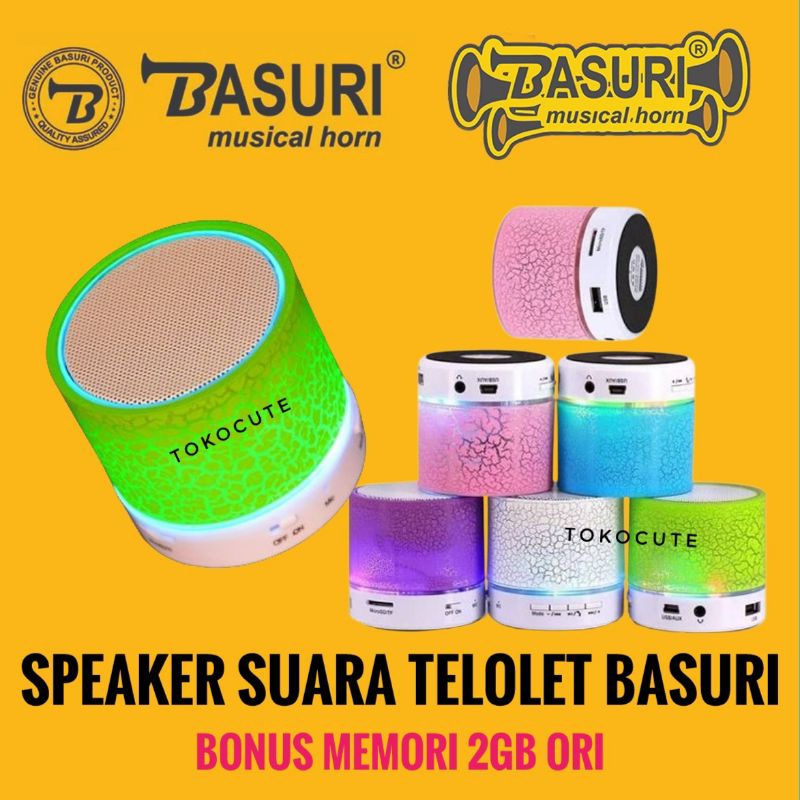 Speaker Telolet BASURI, Hanya Speaker Saja Bonus Memori 2GB, Speaker Klakson Telolet Basuri Anak