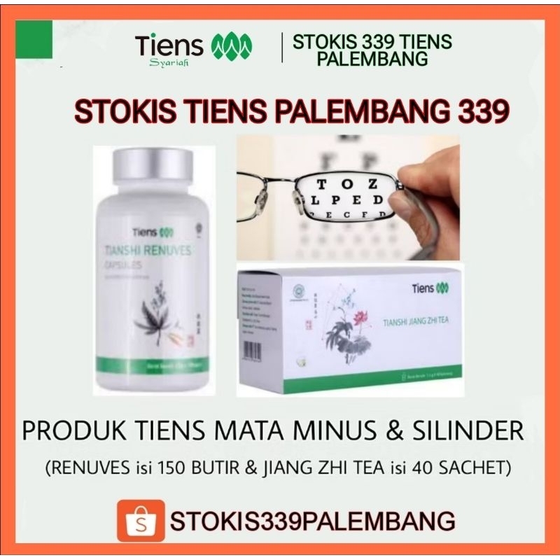 PRODUK TIENS MATA MINUS & SILINDER (RENUVES & JIANG ZHI TEA)