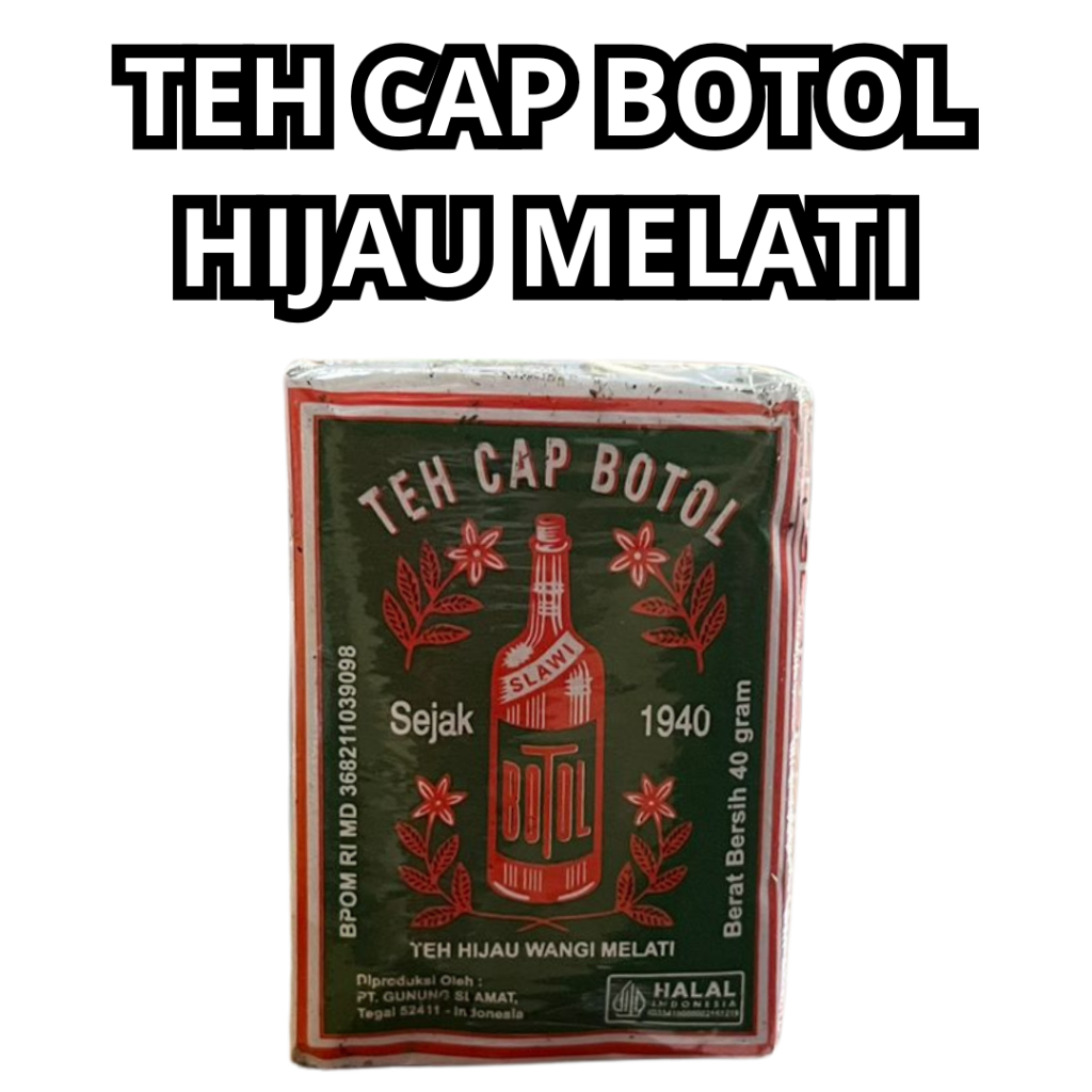 

Teh Cap Botol Hijau Wangi Melati 40gr