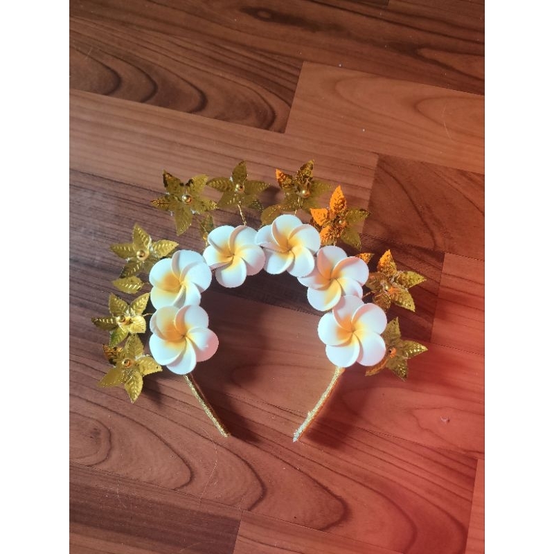 Bando Mahkota Bali Kamboja Hiasan Tari / Hiasan Kostum Tradisional Adat / Aksesoris Hiasan Kepala