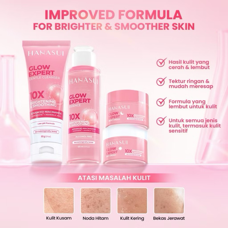 HANASUI BRIGHTENING SKINCARE (ECERAN)
