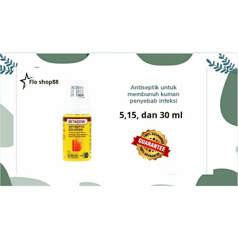 BETADINE SOLUTION / BETADINE SOLUTION 5ML / BETADINE SOLUTION 30ML / BETADINE SOL / BETADINE SOLUTIO