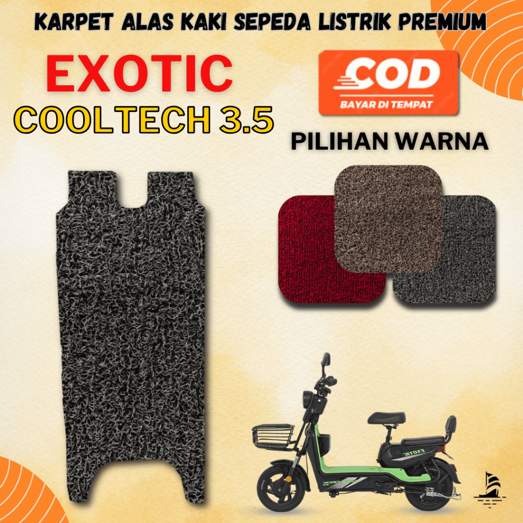 Karpet Sepeda Listrik EXOTIC COOLTECH 3.5 Premium MR - Mie Bihun Serabut