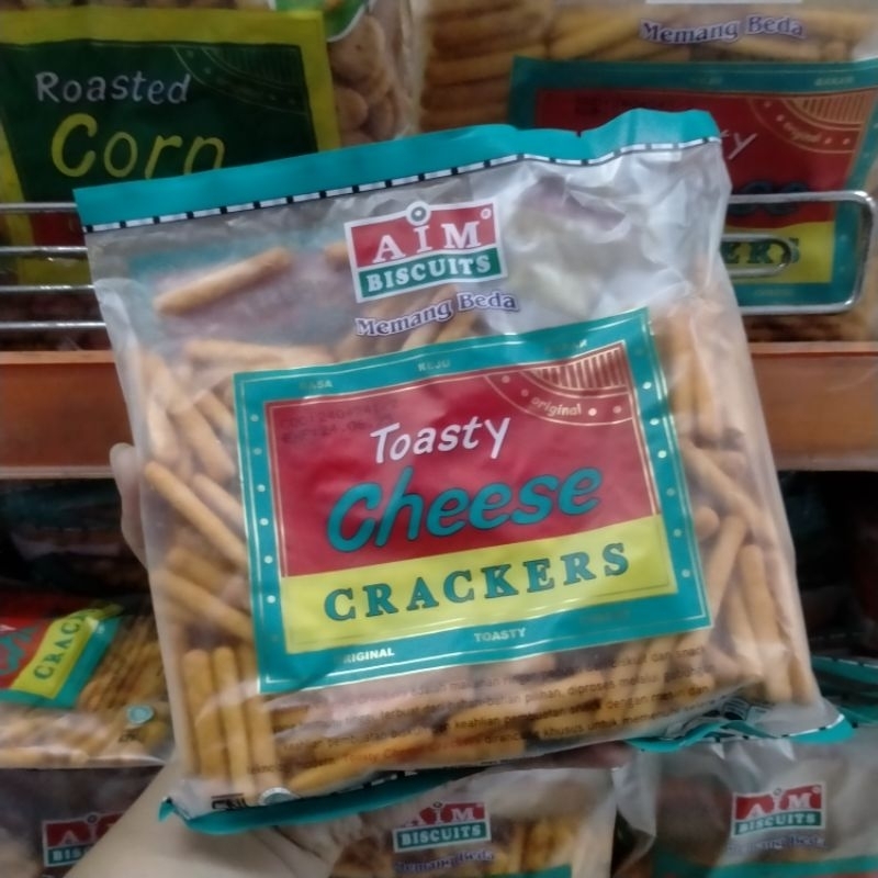 

AIM Toasty Cheese 180gr & 80gr Snack AIM Rasa Keju