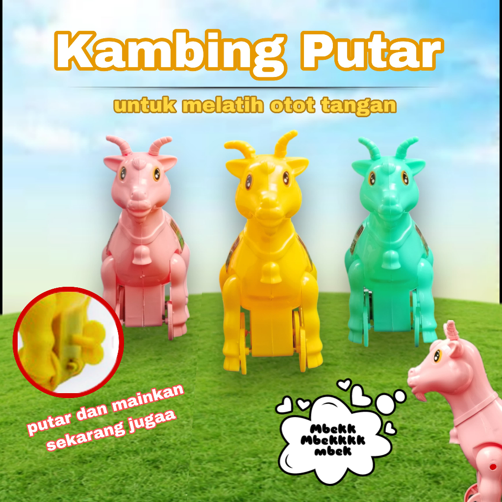 PROMO Mainan KAMBING PUTAR Jalan Mainan Domba Putar