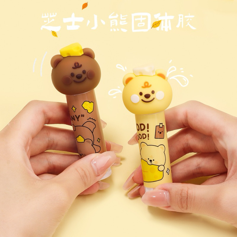 

Bear Cheese Glue Stick Lem Kertas Perekat #t060