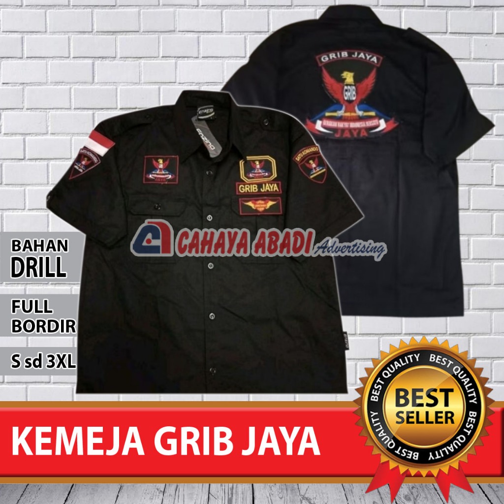 Kemeja Grib Jaya Seragam Grib Jaya Baju Grib Jaya