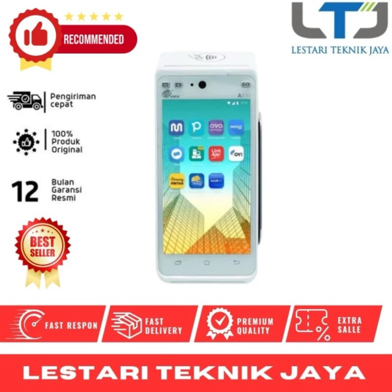 Kasir Printer Edc Android Pax A930 Spbu - A920 - A920