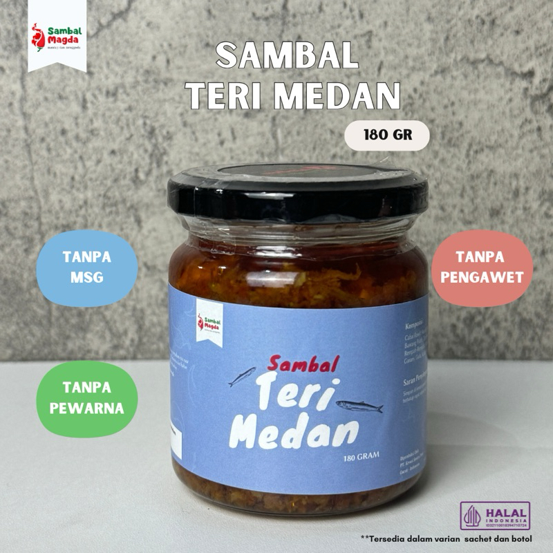 

sambel teri medan 180 gram by sambal magda