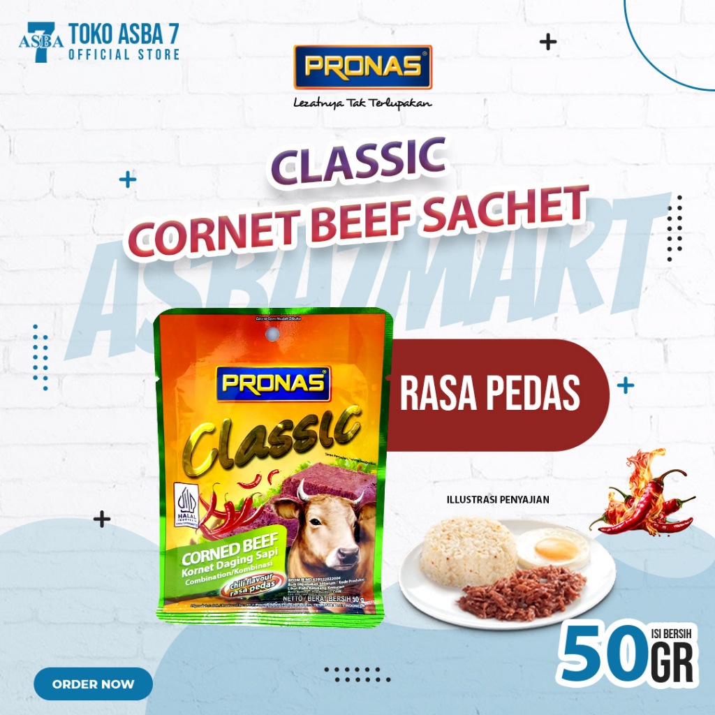 

PRONAS CLASSIC CORNED BEEF SACHET ALL VARIANT
