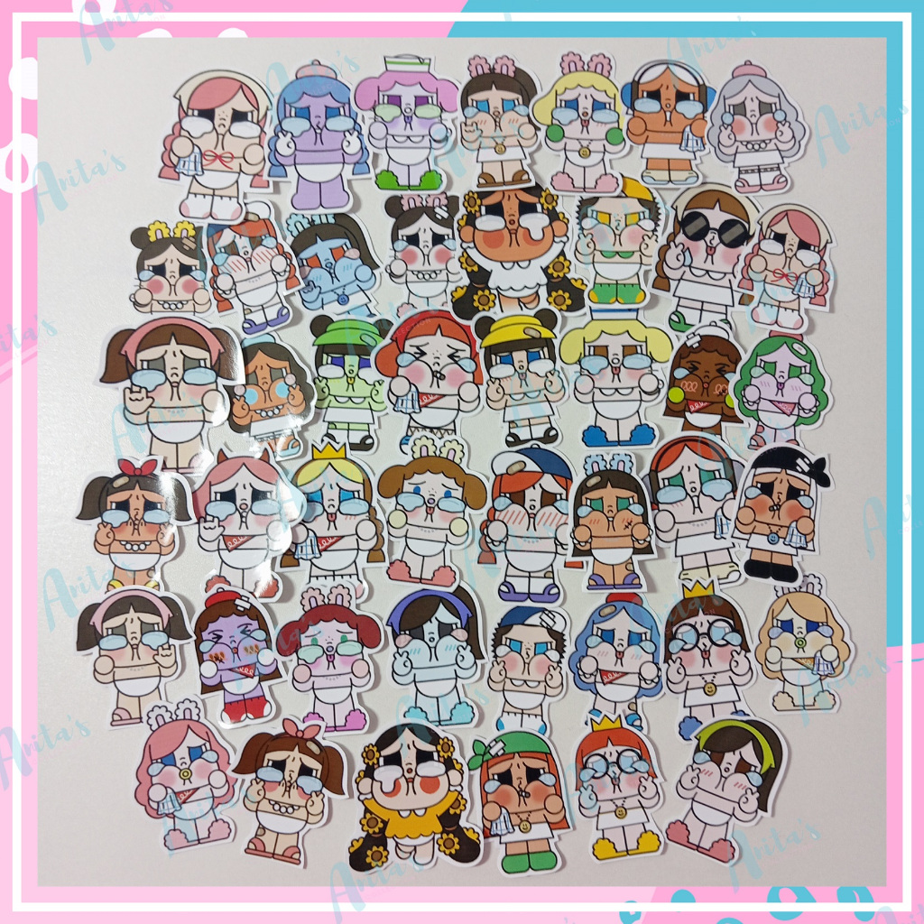 

45 pc STIKER TEMA CRY BABY | STICKER GLOSSY AESTHETIC | STICKER TUMBLR | STIKER HP | STIKER LAPTOP | STIKER LUCU