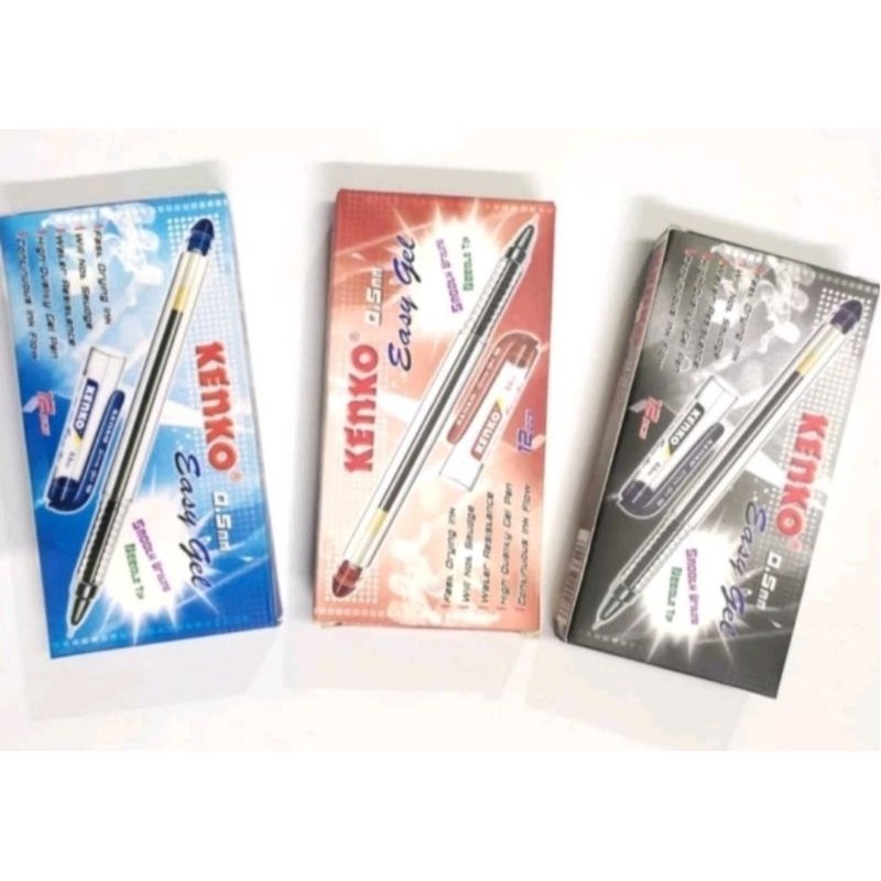 

Pulpen Easy Gel Kenko 0.5 mm (Harga 1 Buah Pulpen)