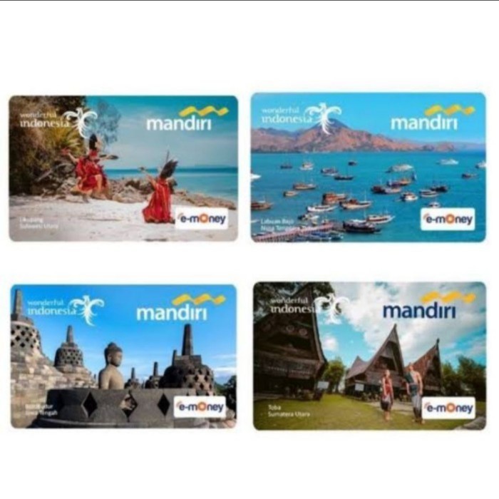 EMONEY CARD MANDIRI ORIGINAL EDISI WONDERFUL INDONESIA