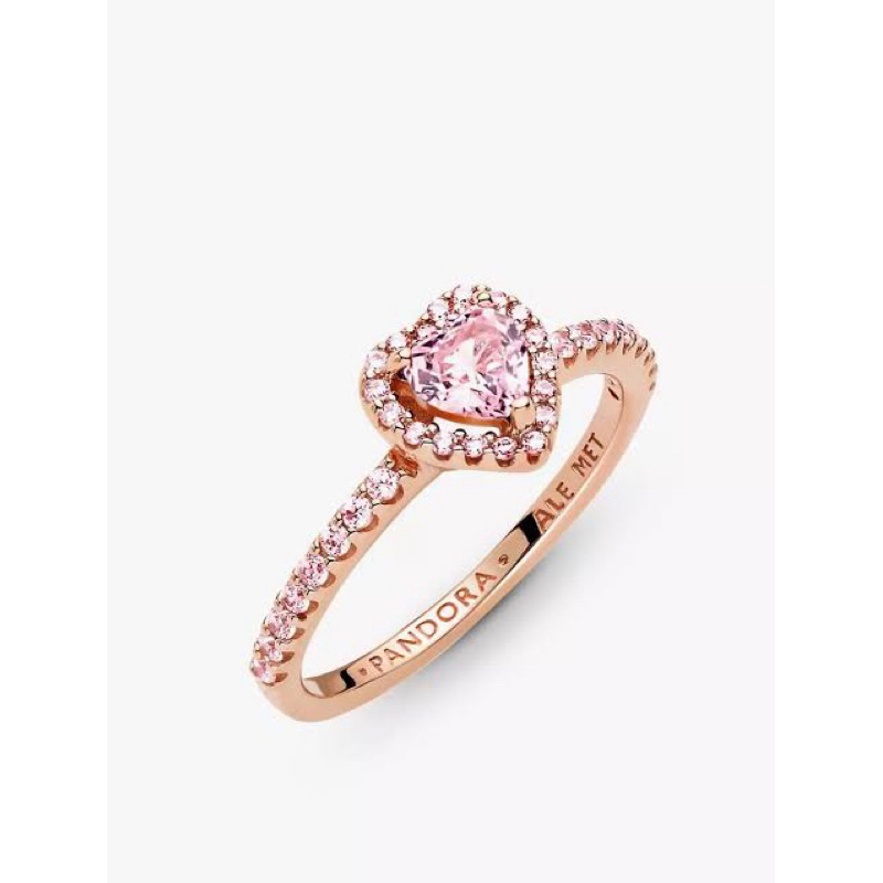 Cincin Pandora Elevated Heart