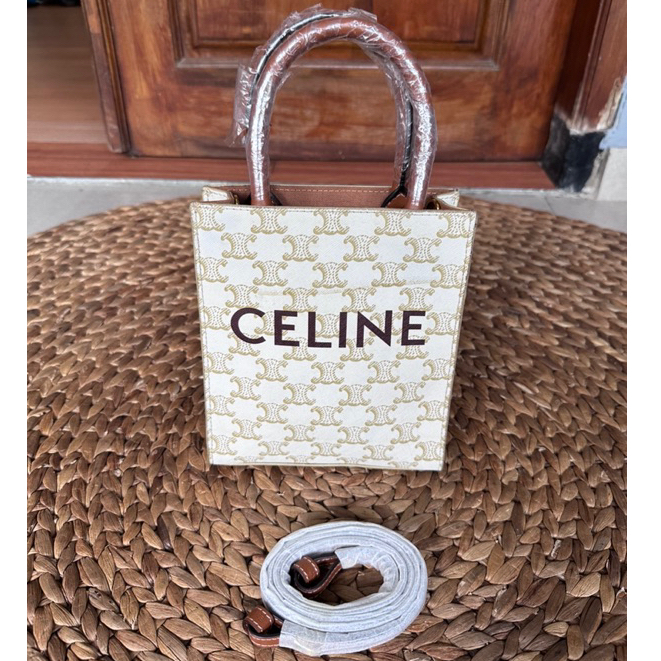 Tas Celine* Mini Vertical Cabas Triompe
