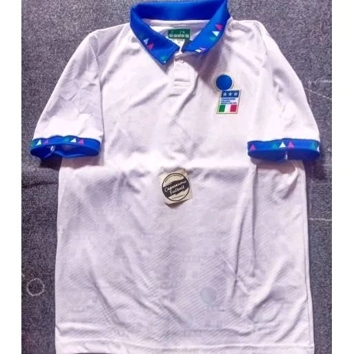 BAJU JERSEY ITALY ITALIA RETRO 1994 94 1995 1996 1997 95 96 97 AWAY Blokecore Skena