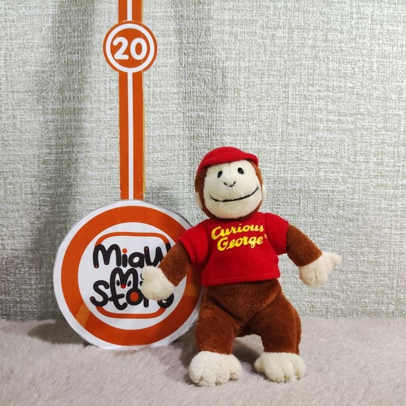 Ganci Gantungan Kunci Boneka Curious George Original Curious George Adventures