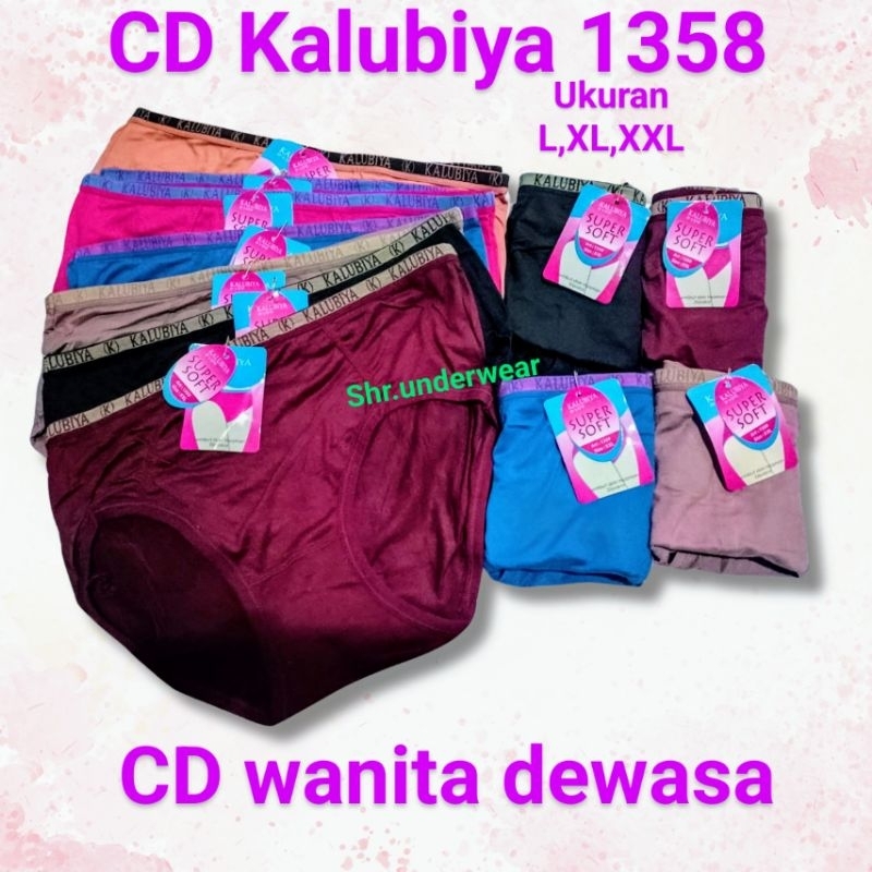 (3 pcs) Celana dalem dewasa CD Kalubiya 1358