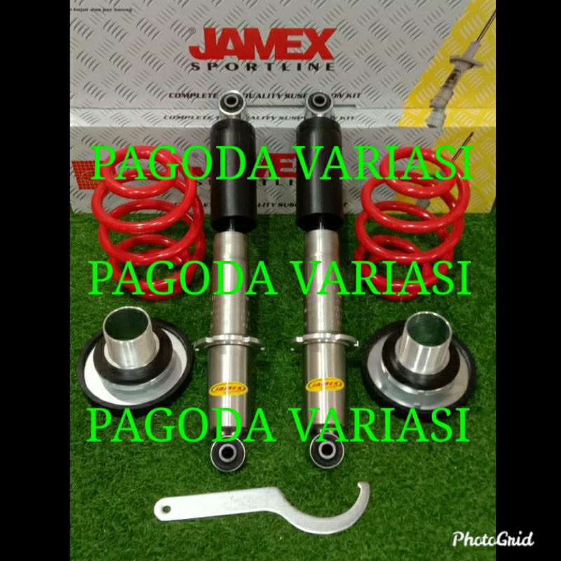 SHOCK COILOVER JAMEX STELL CEPER / STD AVANZA / VELOZ / XENIA 2012-ON 4PCS ORIGINAL