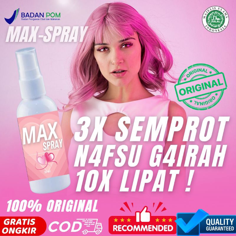 MAXSPRAY Original Serum Spray Paling Ampuh Bisa COD