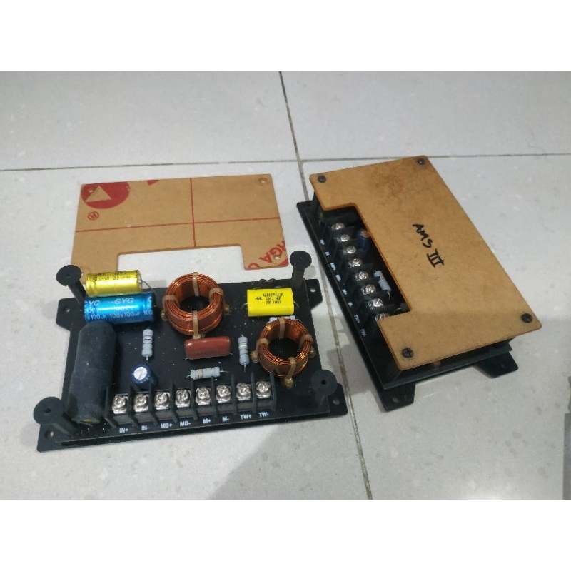 crossover pasif 3 way car audio