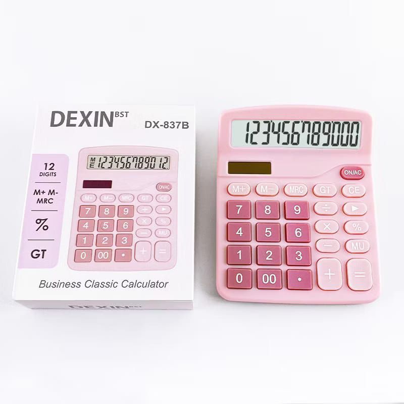 

KALKULATOR DEXIN DX-837B WARNA.
