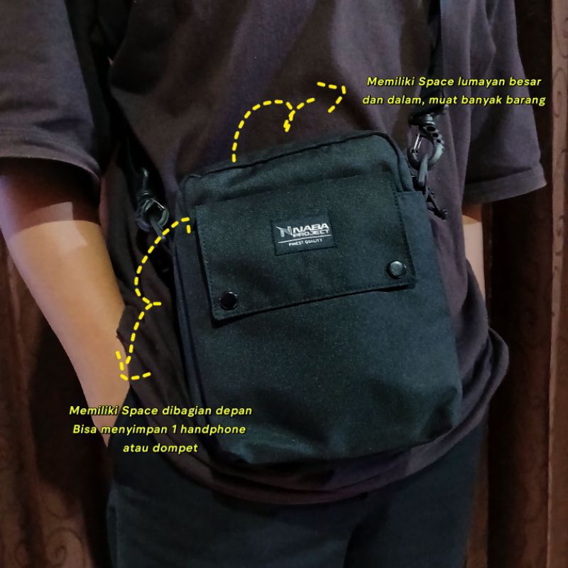 ZULFI - Tas Selempang Pria | Tas Selempang Kecil | Tas Selempang Murah| Tas Bahu Pria