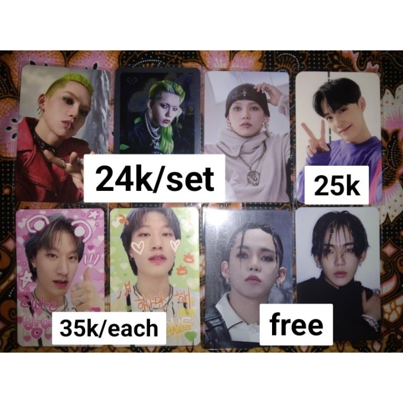 Photocards Treasure aab Junghwan, Jeongwoo, Hyunsuk, Bang Yedam Doyoung Fcmm bff ball cap pob makest