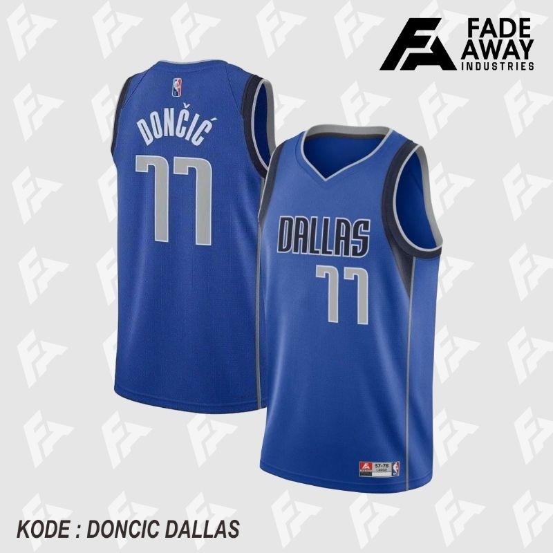 JERSEY BASKET NBA DONCIC DALLAS #77 IRVING DALLAS #2