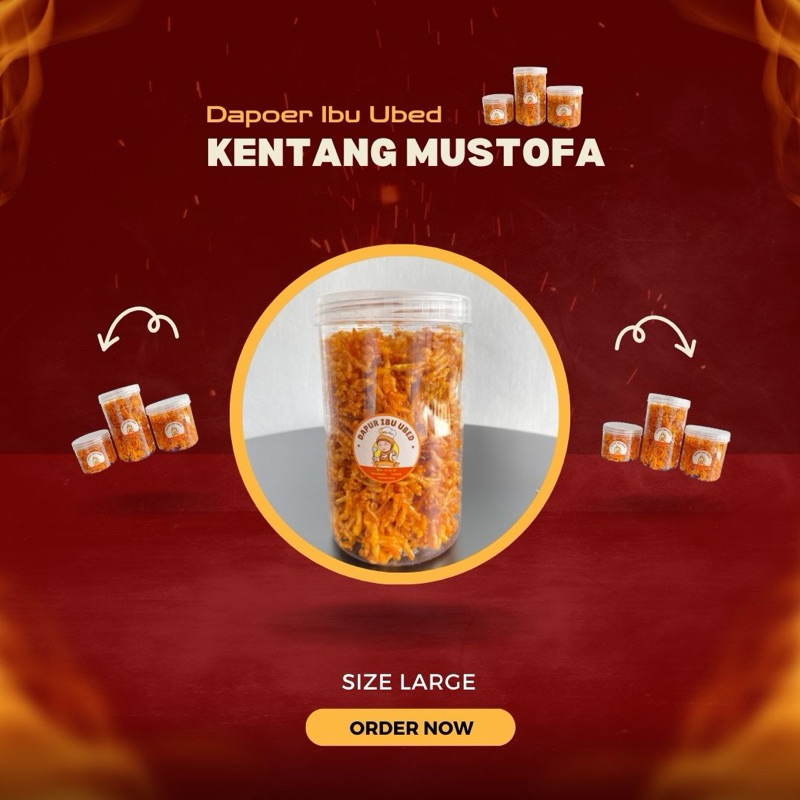 Kentang Mustofa Toples 1000ml