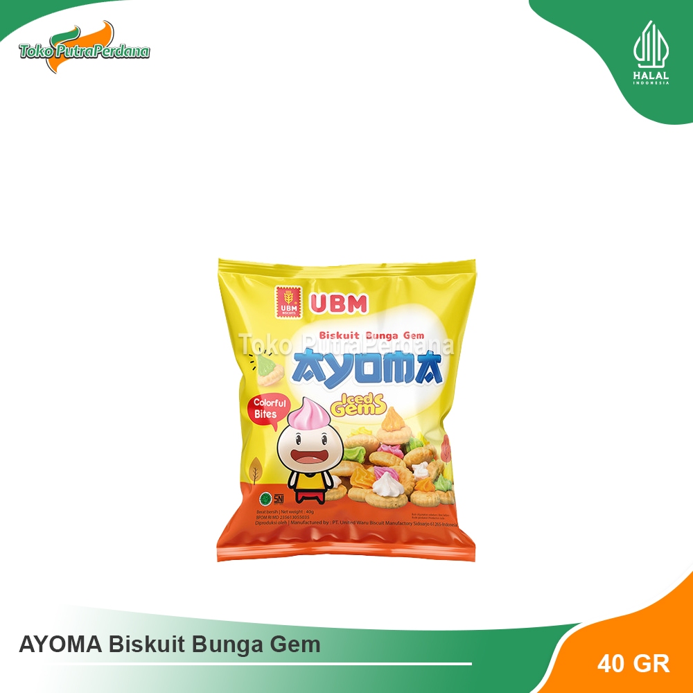 

AYOMA Biskuit Bunga Gem 40gr