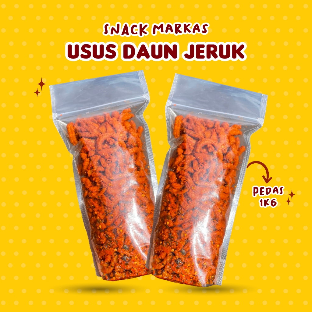 

Usus Krispi / kripik usus 1 KG / 1KG usus Crispy bumbu Pedas daun jeruk