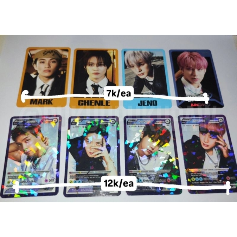 [clearance sale] PHOTOCARD PC TRADING CARD TC CREW CARD NCT 127 NCT 2021 NCT DREAM MARK CHENLE JENO 