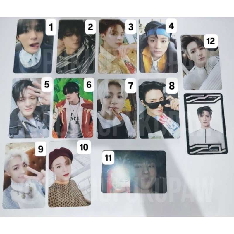[clearance sale] PHOTOCARD PC NCT DREAM NCT 2020 NCT 2021 JENO MELET ICFA, BOBOAN HOT SOUCE, KICIK M